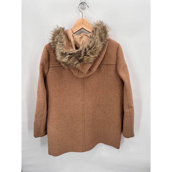 J. CREW Vail Wool Blend Long Jacket Coat Parka in Tan J6178 // 12 - Picture 10 of 10
